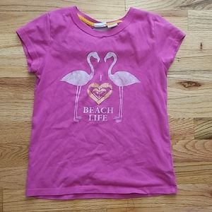 Kids Roxy Girl JCPenney Tee Pink Short Sleeve